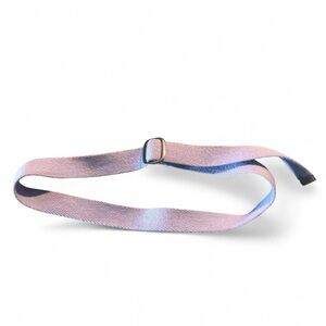 Vintage Blue and Silver Toned Cord Loop Belt